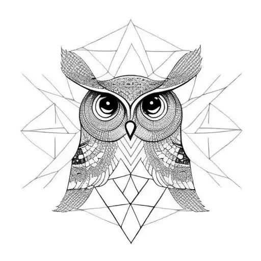 Owl Lines Squares Ando Triangles