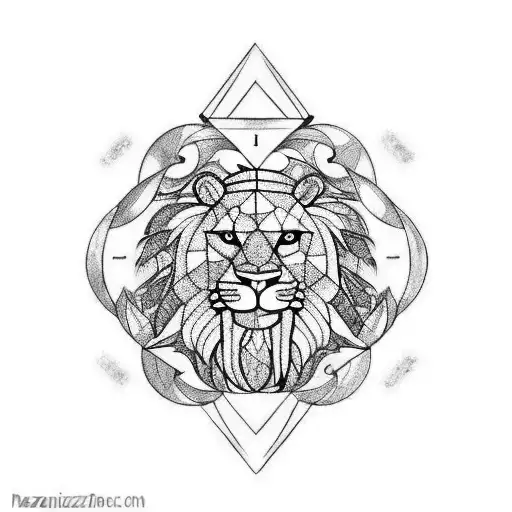 Zodiac Sign Leo With A Letter J