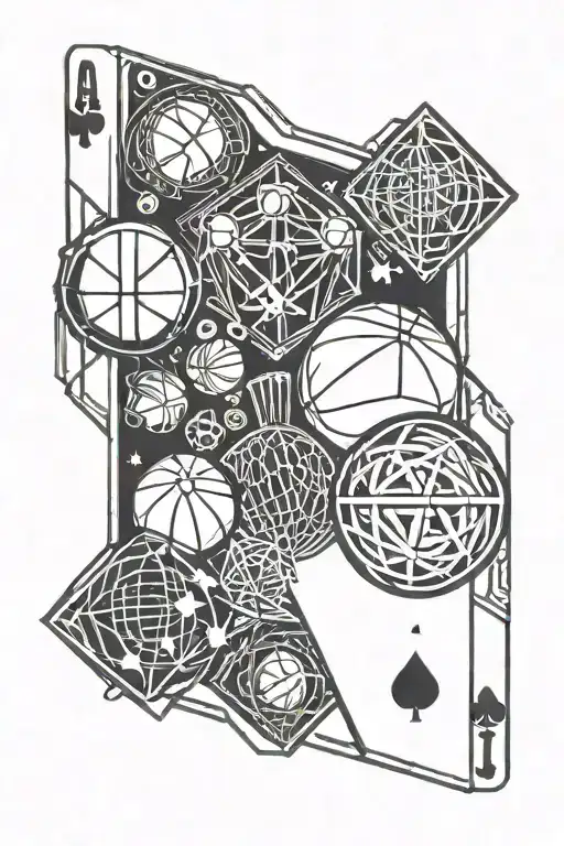 Baskeball Things Within Poker Card