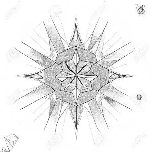 Star On Top Of Electrical Circuit Lines