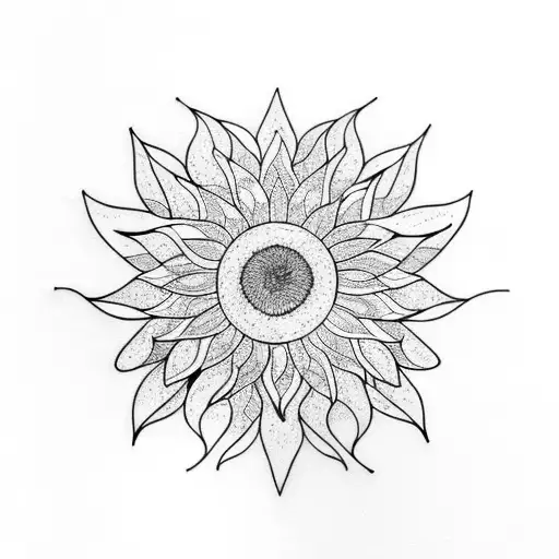 Sunflower Stained Glass