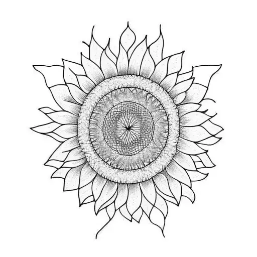 Sunflower Stained Glass