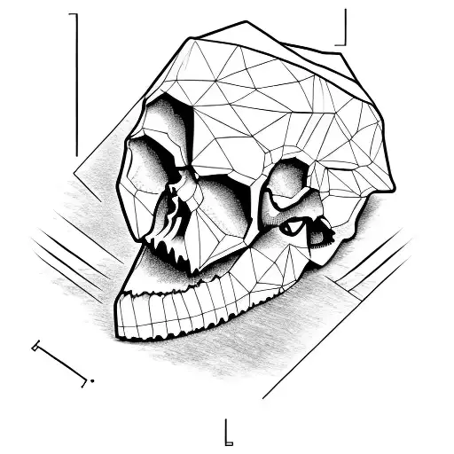 Australopithecus Skull 45 Degree Angle To A Side