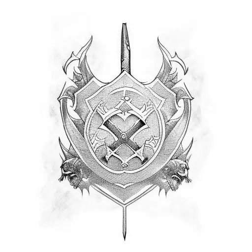 Shield And Sword Blooded