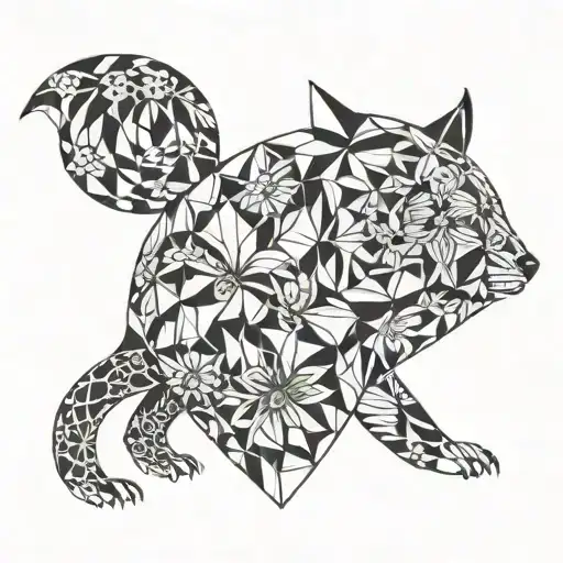 Flower Animal And Shapes