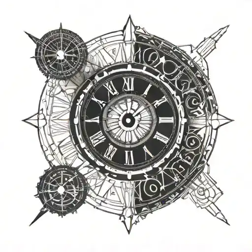 Simple Roman Numeral Clock Face