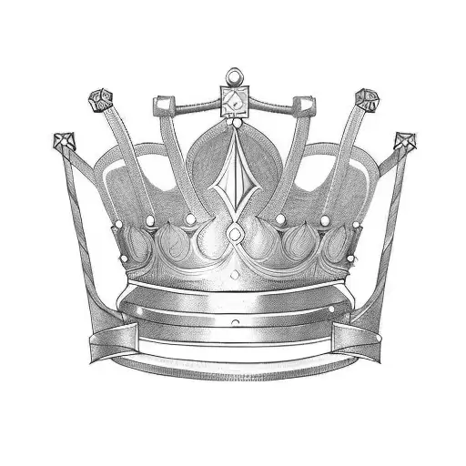 Crown Sword Futuristic