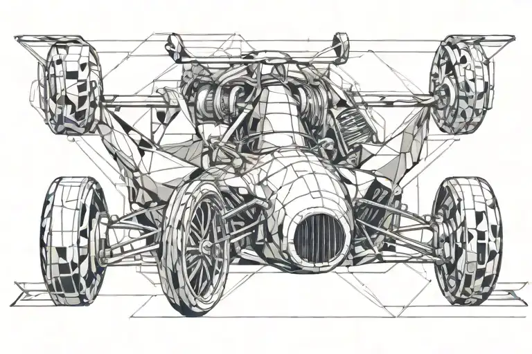 Incorporate A Sleek Racing Car Into A Clock Design