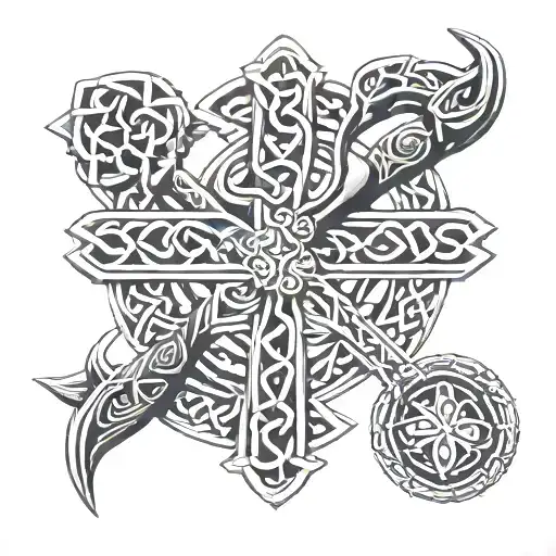 Celtic Cross Scorpion