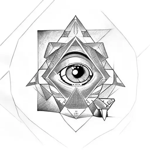 All Seeing Eye And Kind Of Cctv Like Camera Meaning Big Brother Is Watching You