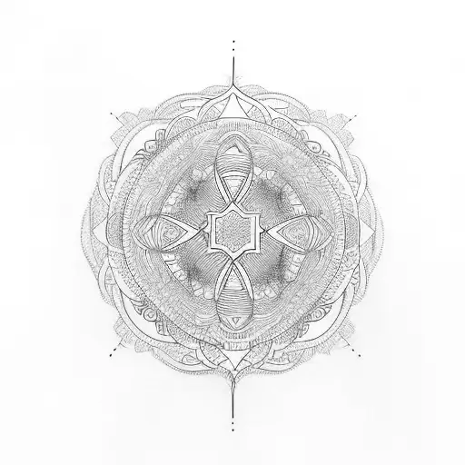 Tattoo Covering Up The Word Hannah With A Simple Design