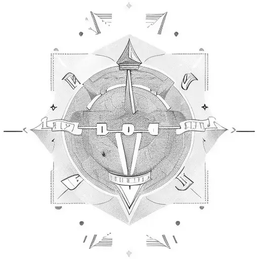 Anniversary Date Written In Roman Numerals With Atlas As Background