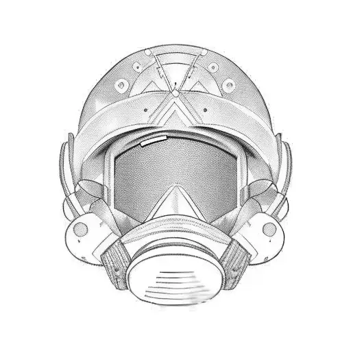 Baby Wearing Helmet Pointing A Gun