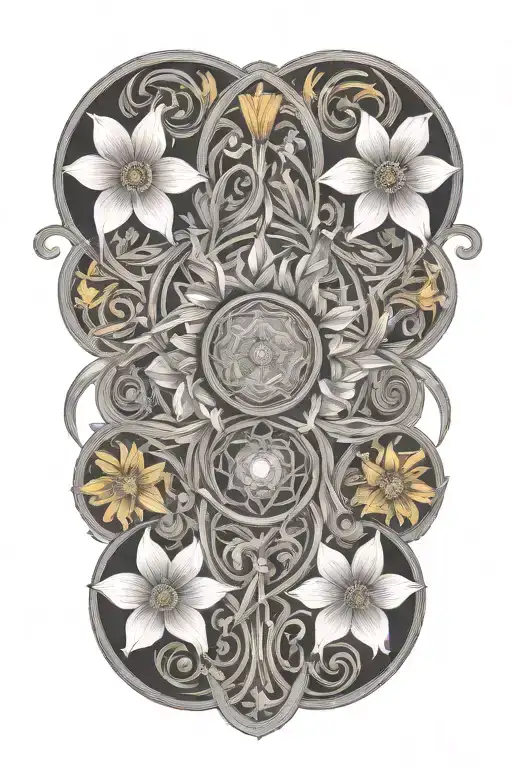 Conceptual Double Helix Daffodil Camera Lens Family Artist Paintbrush