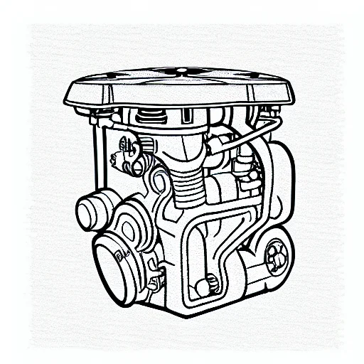 Symmetric Car Engine