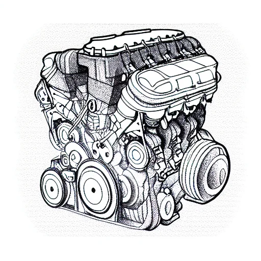 Symmetric Car Engine