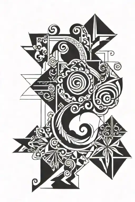 Geometric Latvian Symbol Incorporated