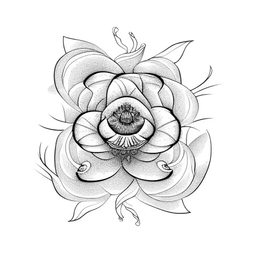 Vertical Masculine Waves Carnation Orchid Aster