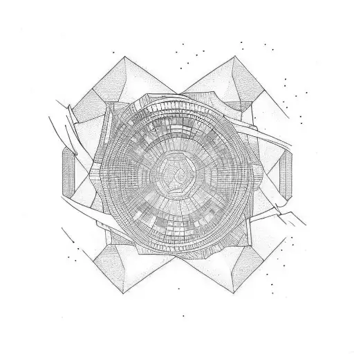 A Tunnel With Rainbow Colors