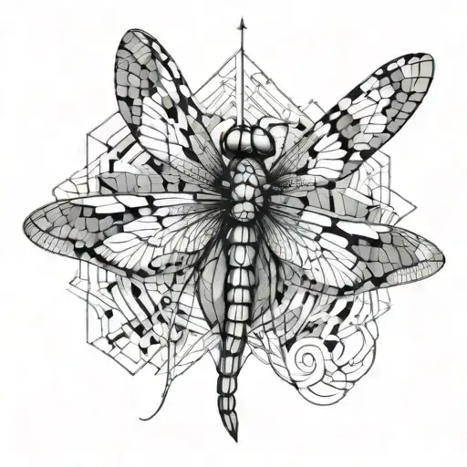 Dragonfly With Movement Shoulder Piece