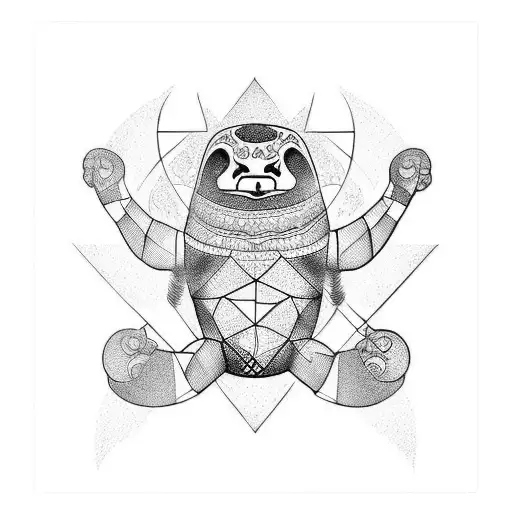 Babyfoot With Moon Inaide