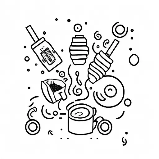 Coffee Mug Whose Vapor Are Books