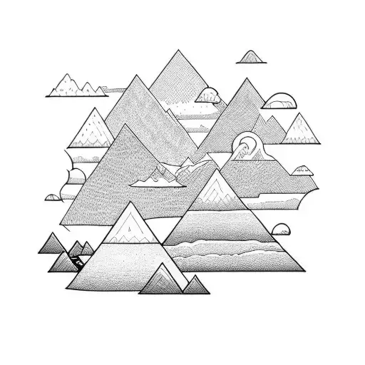 Cloudy Mountain Tops