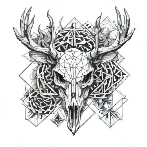 Deer Skull Geometry