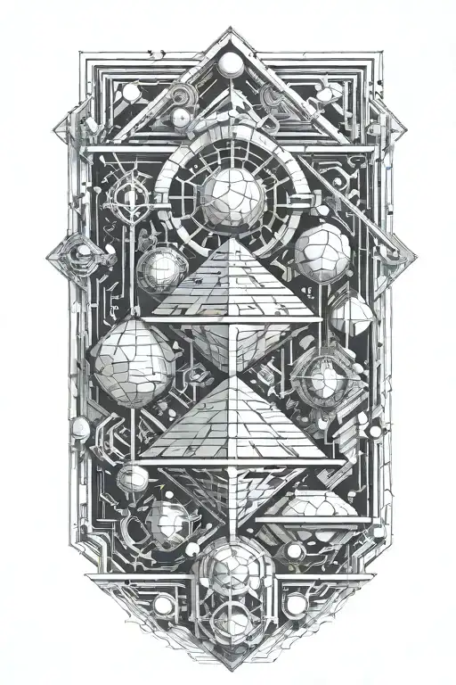 Sci Fi Scene Geometric