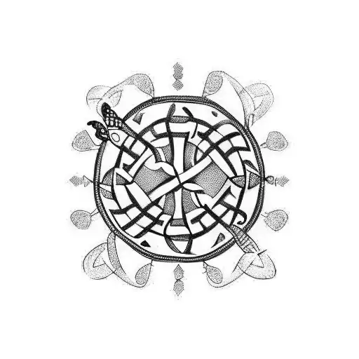 Trash Polka Crown Celtic