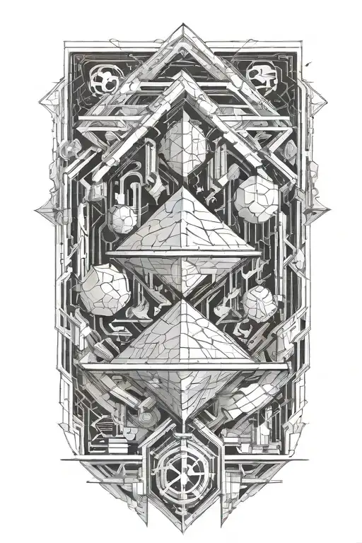 Sci Fi Scene Geometric