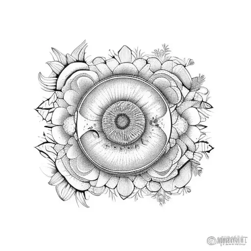 Abeilles Avec Ornement Floral