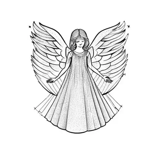 Angel Holding A Child