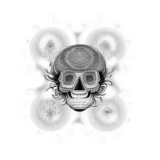 Skull Arising From A Mandelbrot Set