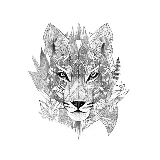 Wild Animals Emerging From A Dense Forest