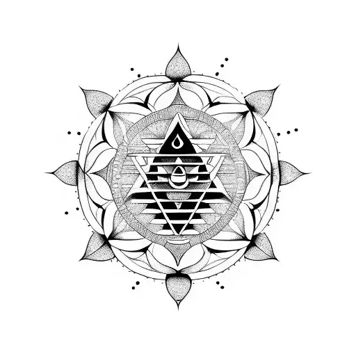 Saraswati Yantra Symbol