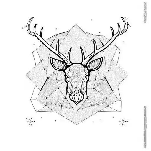 Buck Antlers Space Constellation