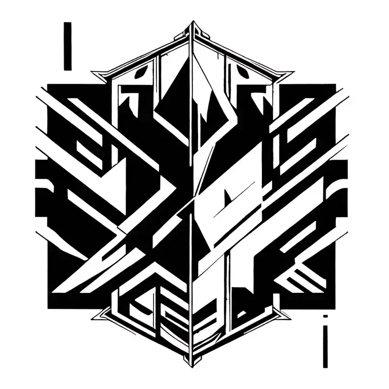 Saviano Scandinavian Tattoo On A Shoulder Blade