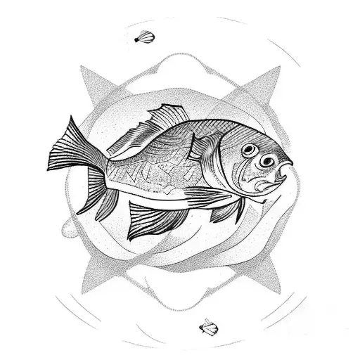 Fish Swimming Upriver