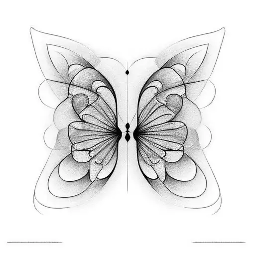 2 Geometric Butterflies 3D