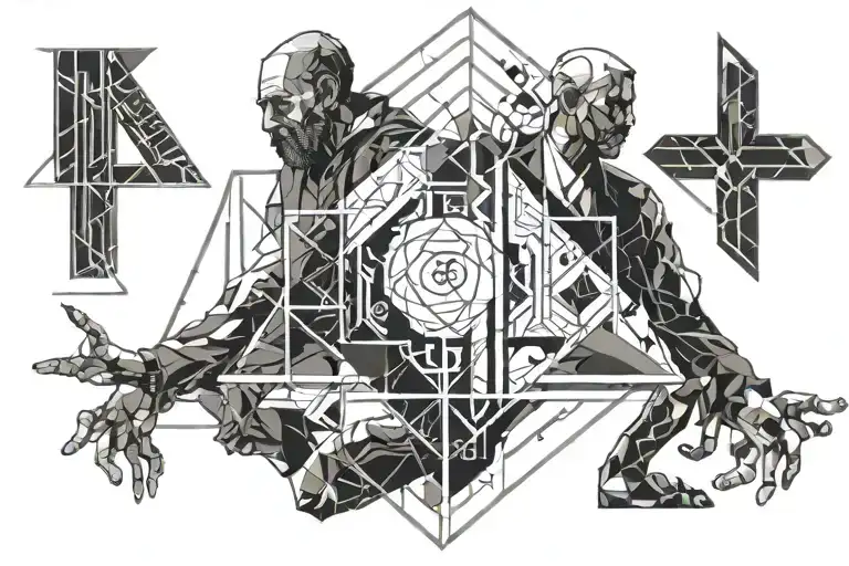 Hard Life Devorced But Happy Father Of 3 Kids Initials Man