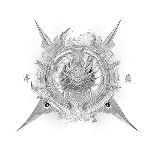 Dragon Boudha Temps Samourai