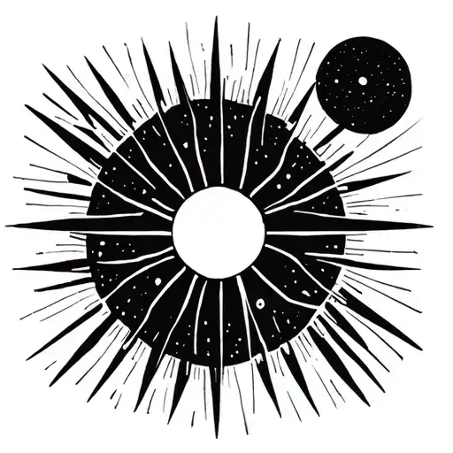 Rising Sun In A Universe