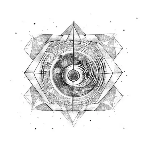 Binary Galaxy With 1 And 0