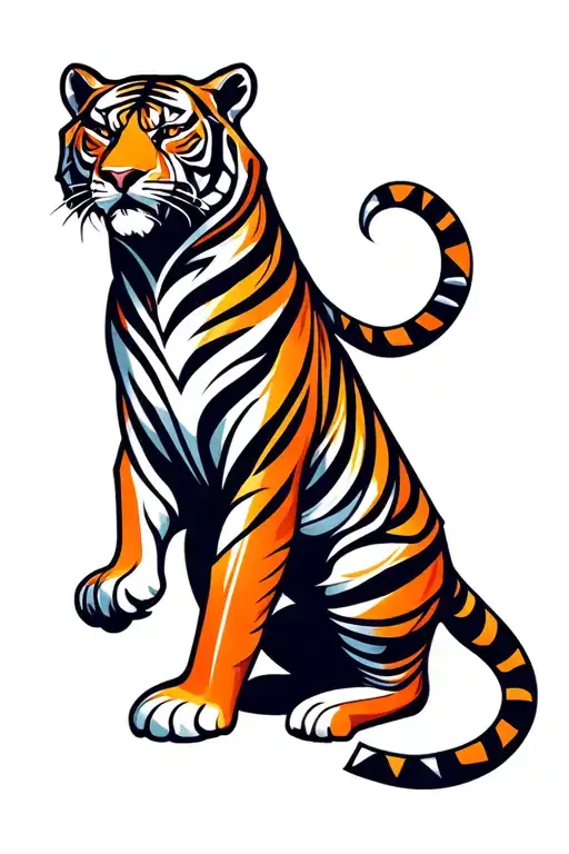 Tiger Logo For Sports