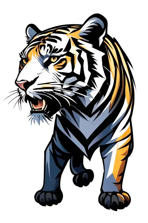 Tiger Logo For Sports