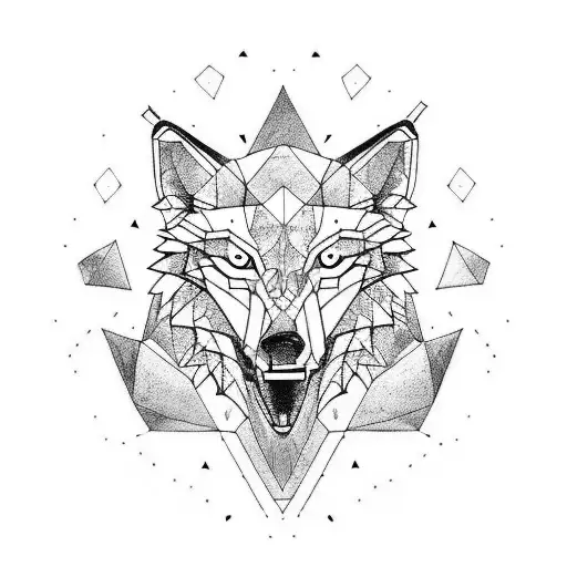 A Wolf Howling At A Full Moon