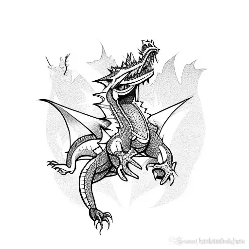 Basketball Player Dunking A Dragon