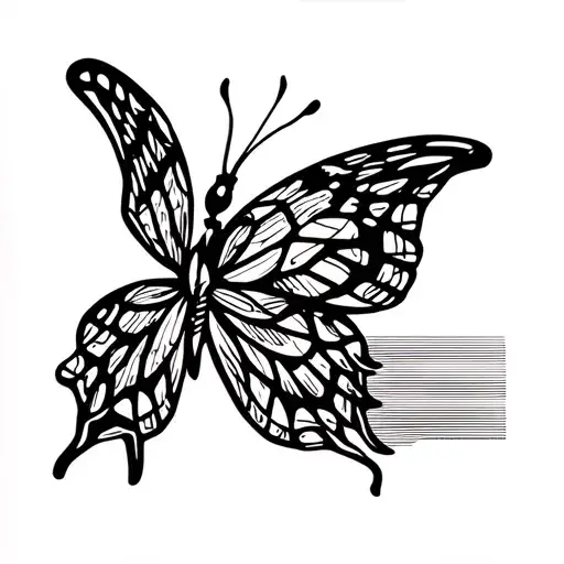 Butterfly With Word