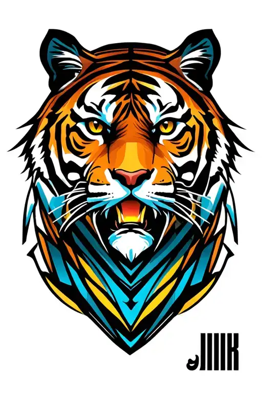 Tiger Logo For Sports